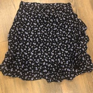 floral madewell skirt